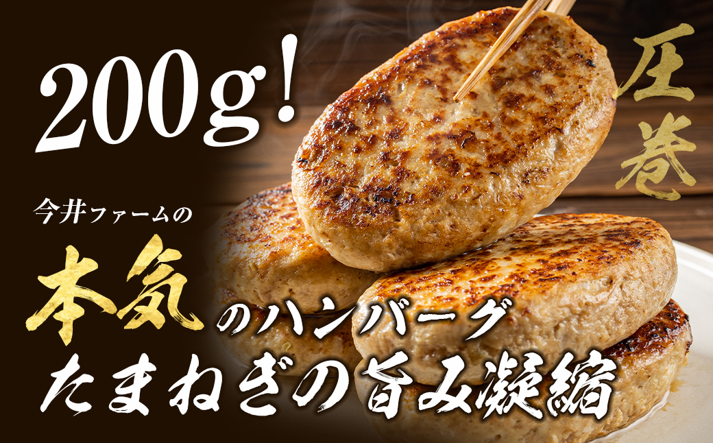 淡路島たまねぎどっさりジャンボハンバーグ 200g×25個　　[ハンバーグ 合挽 ハンバーグ 淡路島ハンバーグ]