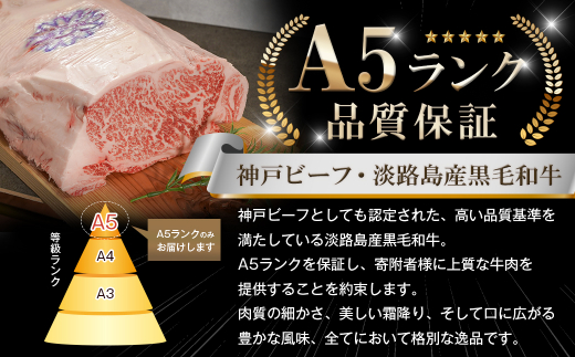 【A5ランク限定】淡路島産黒毛和牛 しゃぶしゃぶ用スライス 500g　[淡路島産神戸ビーフ 神戸ビーフ しゃぶしゃぶ 神戸ビーフ]