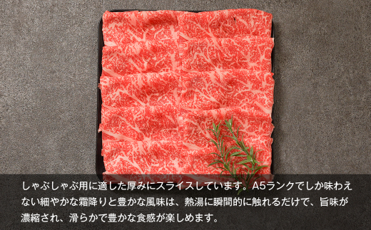 【A5ランク限定】淡路島産黒毛和牛 しゃぶしゃぶ用スライス 500g　[淡路島産神戸ビーフ 神戸ビーフ しゃぶしゃぶ 神戸ビーフ]