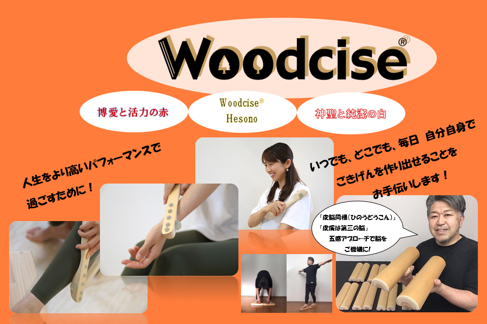 M-GF1.【ウッドサイズ健康法】Woodcise　Hesono（ヘソノ）