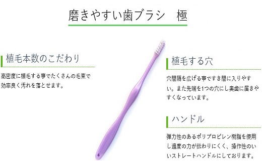 AB-89.磨きやすい歯ブラシ【極】LT-53 ふつう　12本