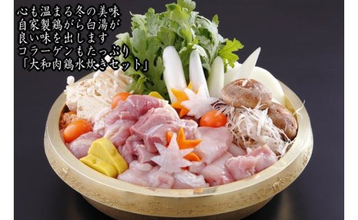AC-42.【鍋が恋しい季節に温活】大和肉鶏　水炊きセット