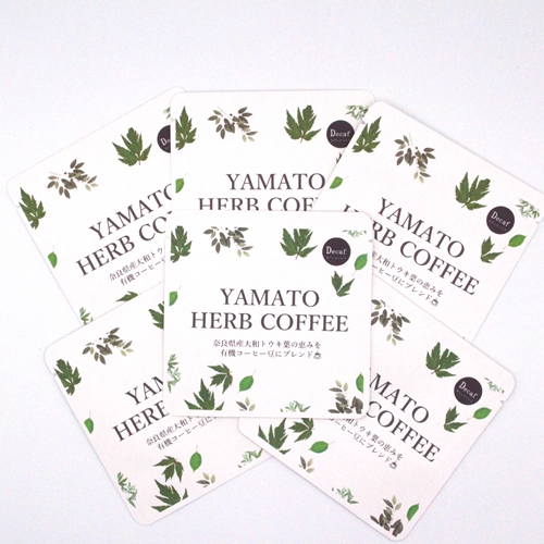 YAMATO　HERB　COFFEE　カフェインレス　ドリップ　パック　6個入／松田商店　ふるさと納税　コーヒー　ブレンド　伝統　ハーブ　大和　当帰葉　有機　奈良県　宇陀市