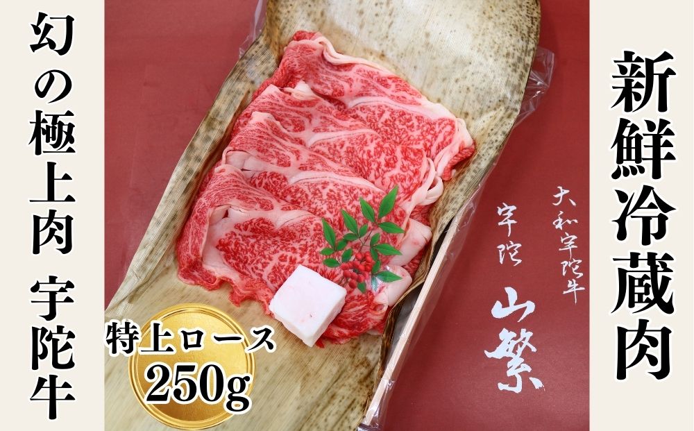 名産 認定肉 宇陀牛 国産 黒毛和牛 特上 ロース すき焼き 約250g チルド / 宇陀 山繁 ふるさと納税 牛肉 人気 ギフト 寄付 ランキング おすすめ グルメ 肉 返礼品 商品 送料無料 送料込