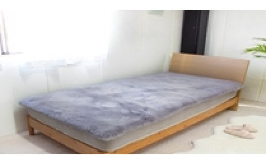 奈良　マスダ製　純日本製　ムートンシーツ　羊毛皮　高級　スプリングラム　贅沢　100％使用　通年使用可能