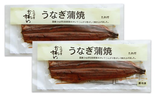 632.【数量限定】超特大サイズ国産うなぎ蒲焼き2本セット （230～249g×2本）(A632-2)