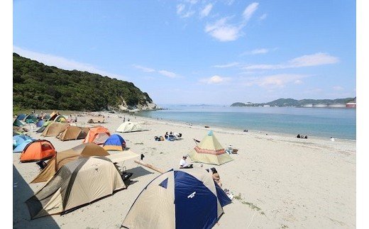 301 無人島（地ノ島）BBQ × キャンプ（4名様）(A301-1)