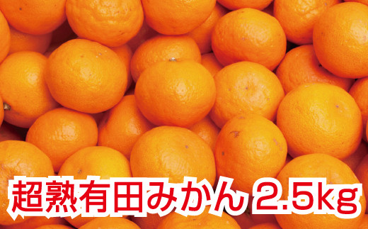 厳選　超熟有田みかん2.5kg+75g（傷み補償分）【自分史上一番みかん】【菊みかん入り】【光センサー選別】＜11月上旬より順次発送予定＞【ikd003B】