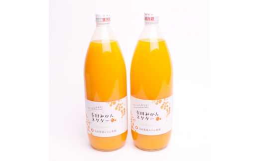 とろり　みかんネクター1000ml×2本【無添加100%ストレートジュース】【有田みかんジュース】【ikd097A】