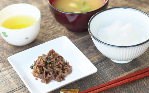 熊野牛しぐれ煮　約80g×2パック / しぐれ煮 牛 牛肉 和牛 肉 国産 小分け ご飯のお供 簡単調理 山椒【sim201】