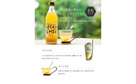 はちみつじゃばら 500ml×2本【njb261】