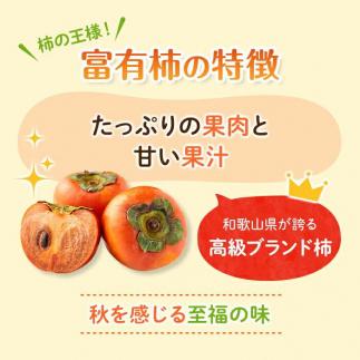 和歌山県産 富有柿 秀品 8～12玉 L～3Lサイズ【2024年11月上旬以降発送】【九度山町産】