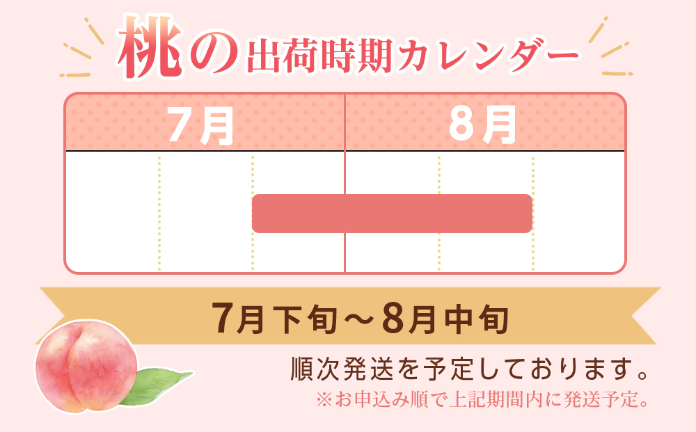 和歌山県産 川中島白桃 5～8玉入り 秀品 先行予約【2025年7月下旬以降発送】【MG7】