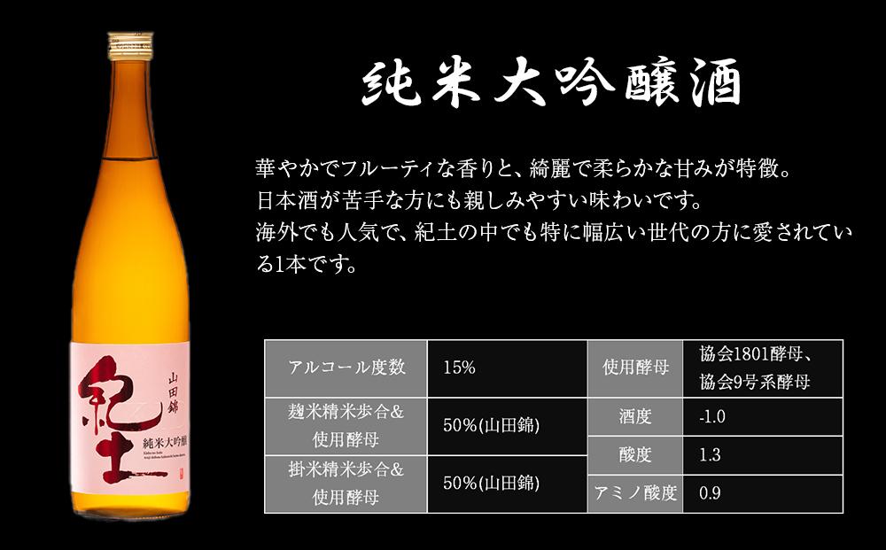 紀土　純米・純米吟醸・純米大吟醸酒　720ml　3本セット