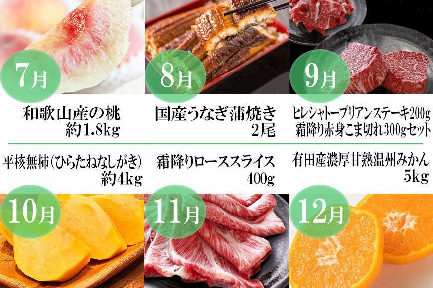 【魚鶴商店厳選！】人気の海幸山幸食べ比べ【定期便全12回】セットB【UT110】