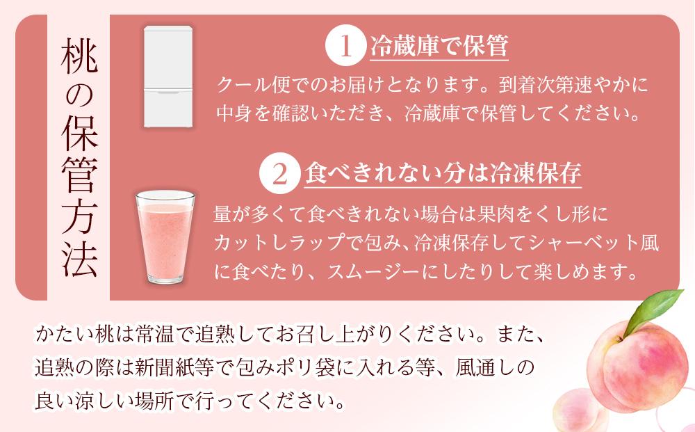 和歌山県産 旬 の 桃 5～6玉入り 秀品【2024年6月下旬より順次発送】【MG33】