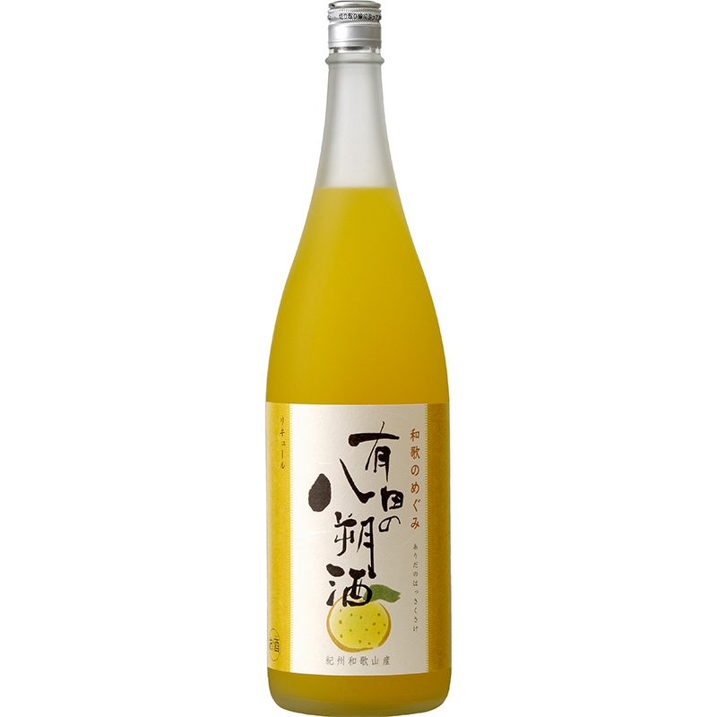 V6208_(A011)和歌のめぐみ【有田の八朔酒】はっさく 一升瓶 リキュール 1800ml　世界一統
