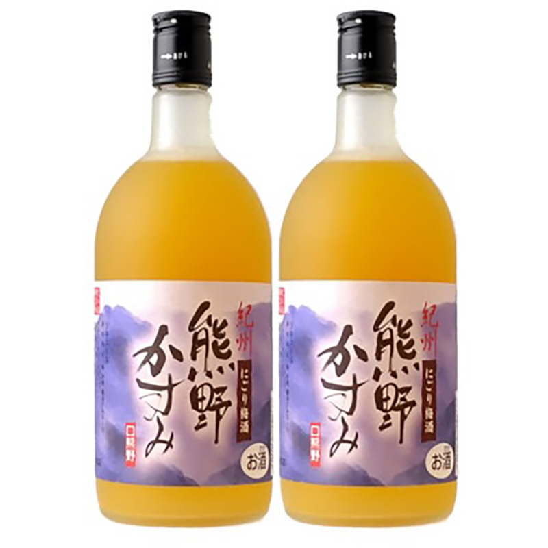 V6259_（F001）紀州にごり梅酒・熊野かすみ720ml【２本セット】／プラム食品