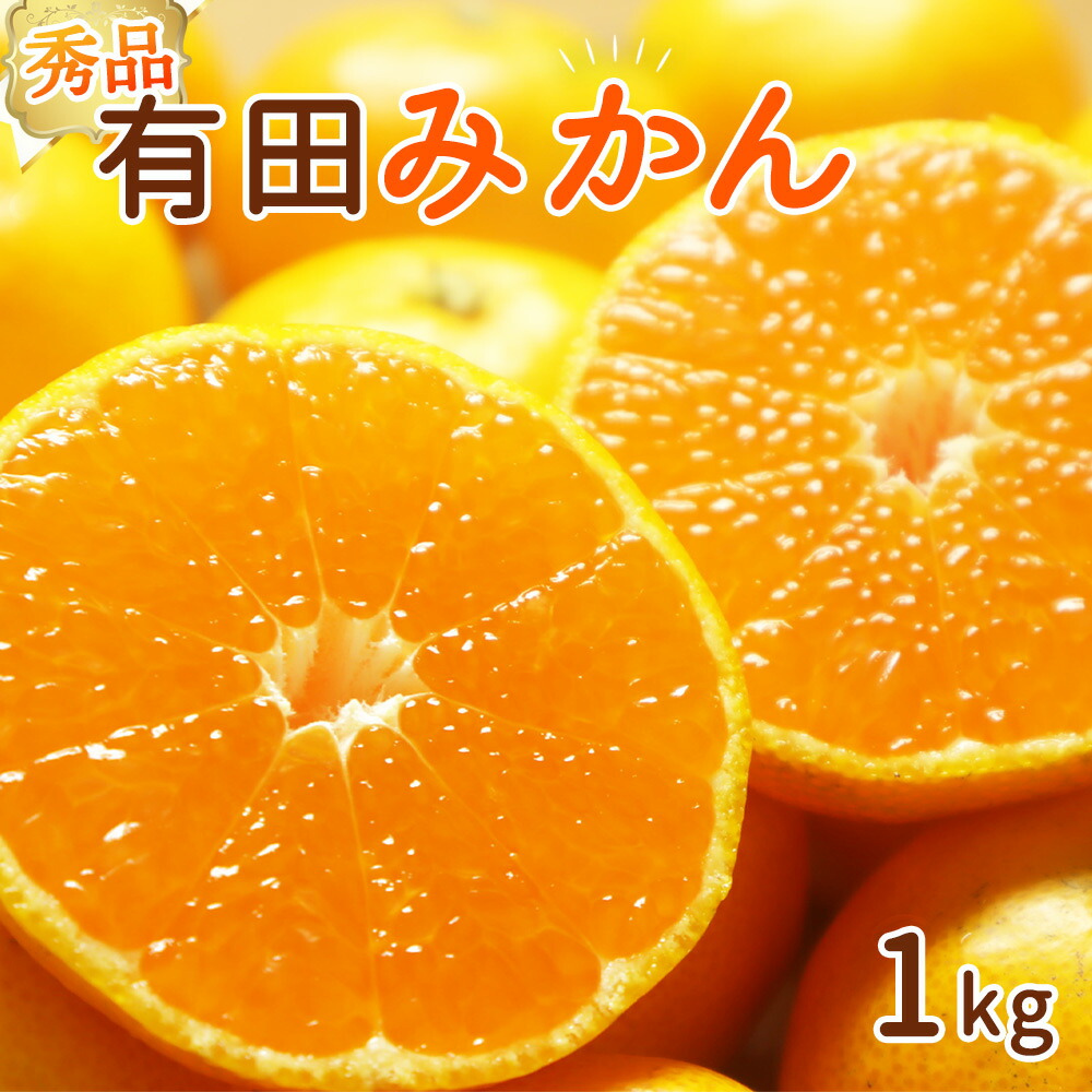 DI6061_【2024年 先行予約】和歌山県産 有田みかん 1kg 秀品