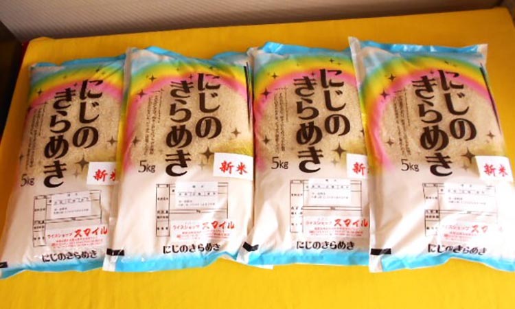 和歌山県産にじのきらめき 20kg(5kg×4) (2024年産) ◆ ※2024年9月下旬頃より順次発送予定