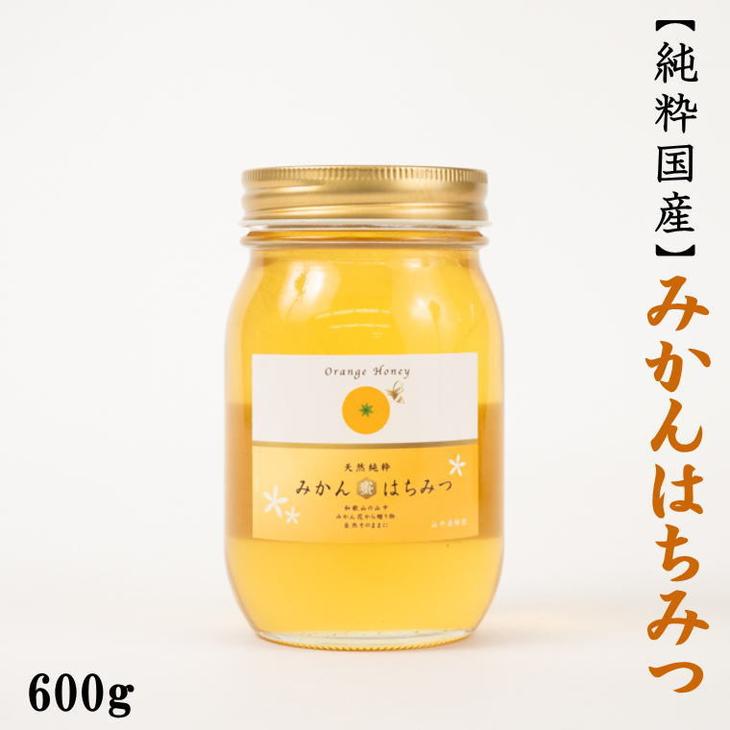【非加熱、純粋はちみつ】希少蜂蜜 みかん蜜600g×6本 3600g