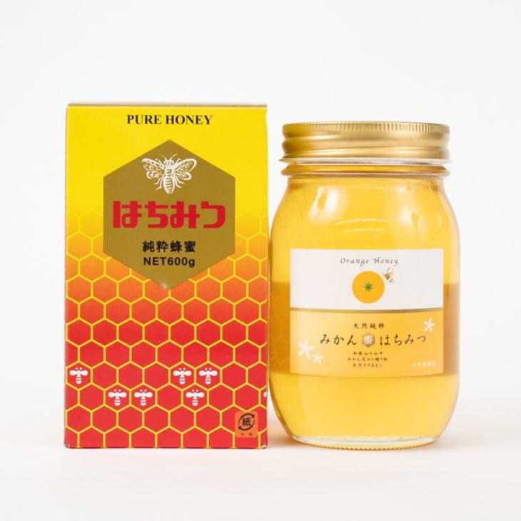 【みかん蜂蜜600ｇ】みかん畑での採蜜・純粋・非加熱で濃厚美味！