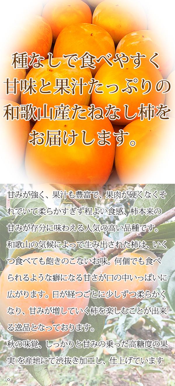 【ご家庭用わけあり】和歌山秋の味覚　平核無柿（ひらたねなしがき）約7.5kg ※2024年10月上旬〜10月下旬頃に順次発送予定