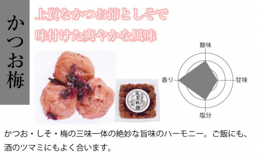 かつお梅干　紀州南高梅 産地直送　訳あり　皮切れ500g