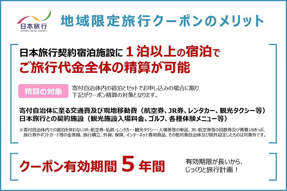 日本旅行　地域限定旅行クーポン（90,000円分）