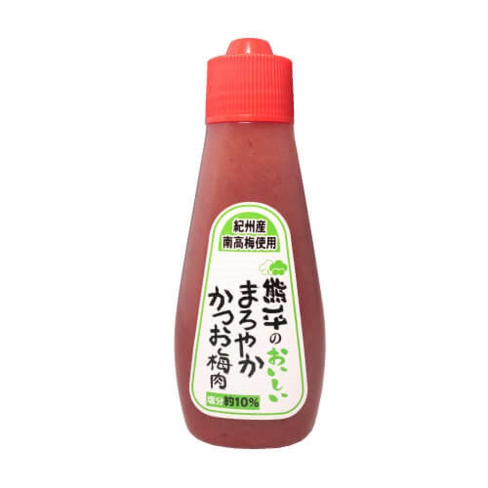 紀州南高梅使用 熊平のおいしい まろやか かつお 梅肉 塩分 約10％ 約120g×3本セット