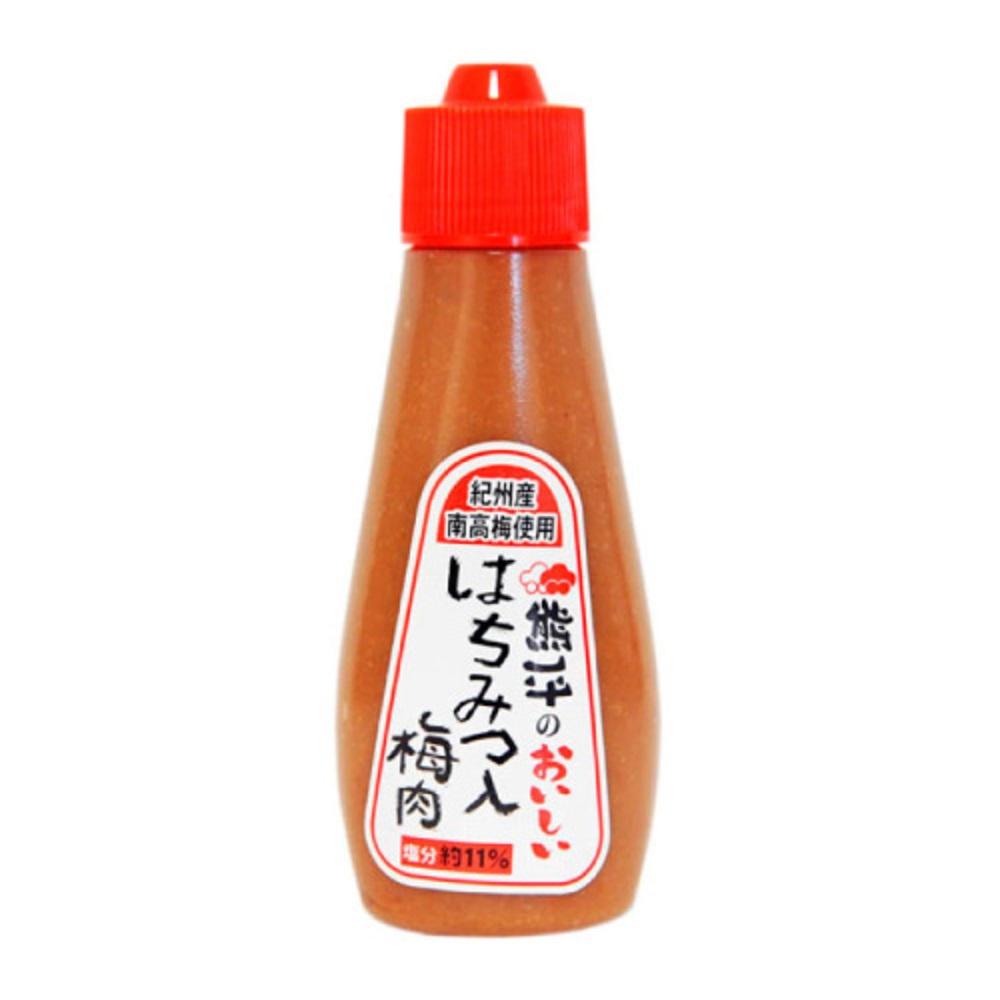 紀州南高梅使用 熊平のおいしい はちみつ 入 梅肉 塩分 約11％ 約120g × 3本セット