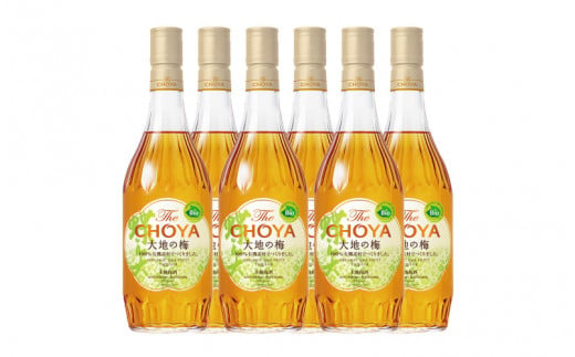 The CHOYA 大地の梅 700ml×6本(1ケース)/梅酒 梅 ウメ お酒 リキュール チョーヤ 有機 オーガニック 紀州 和歌山 国産