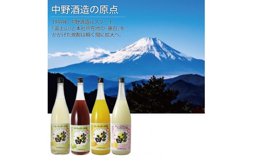  冨士白ミカンチュウハイの素　600ml×1本/酎ハイ チューハイ 割材 生搾り風 果汁 みかん 