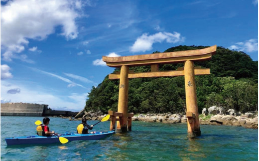 シーカヤック体験　稲積島コース(1名様分)　※年中開催