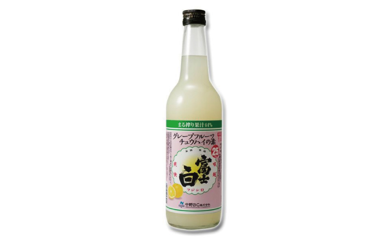 冨士白グレープフルーツチュウハイの素 600ml×1本/酎ハイ チューハイ