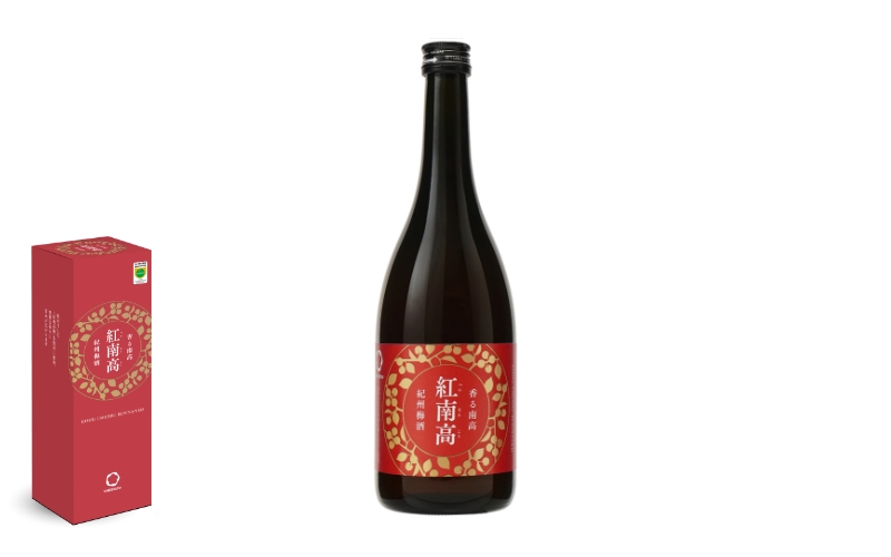 香る南高 紅南高　化粧箱入り 720ml  /南高梅 和歌山 リキュール うめ 梅 梅酒 ウメ 酒 お酒 【kis142A】