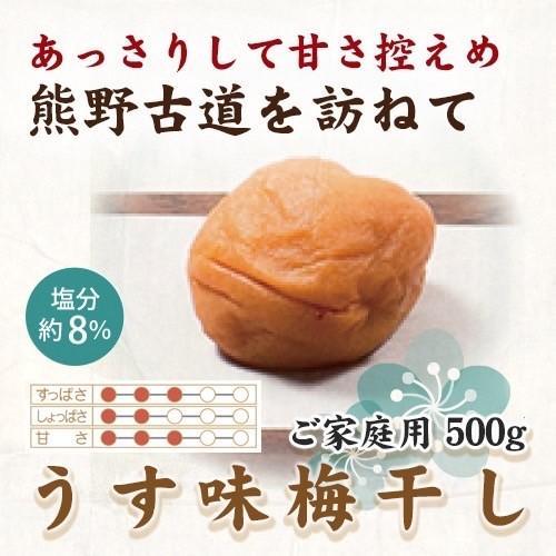 紀州南高梅 うす味梅 500g ご家庭用 【US32】