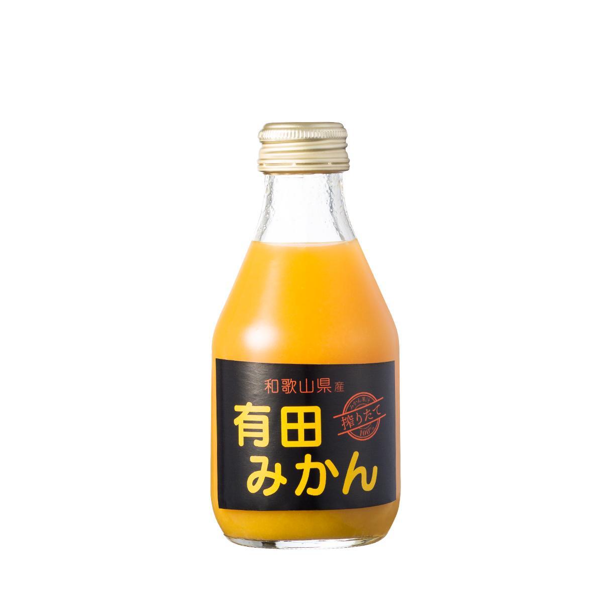 【搾りたて発送】和歌山産 有田みかん100%ジュース 180ml×30本 無添加ストレート 【US38】