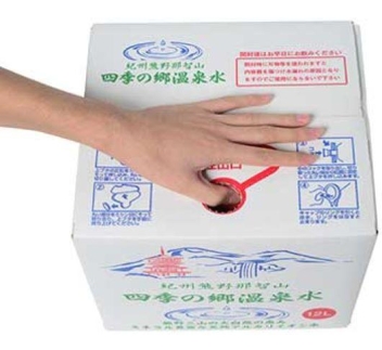 紀州熊野　四季の郷温泉水 バックインボックス ２０L   3箱セット