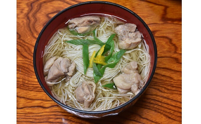 コシがあって美味♪手延べ乾麺の自然薯入りそうめん（250g×5箱）　029006