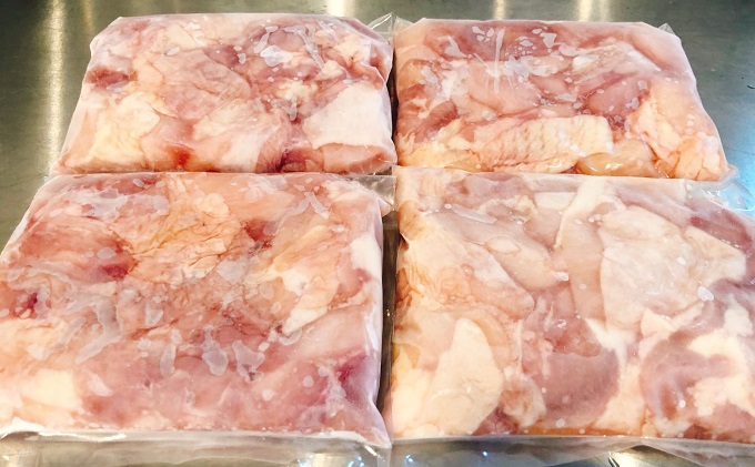広島県産「みはら神明鶏」のモモ肉2kg（250g×8パック）【配達不可：離島】