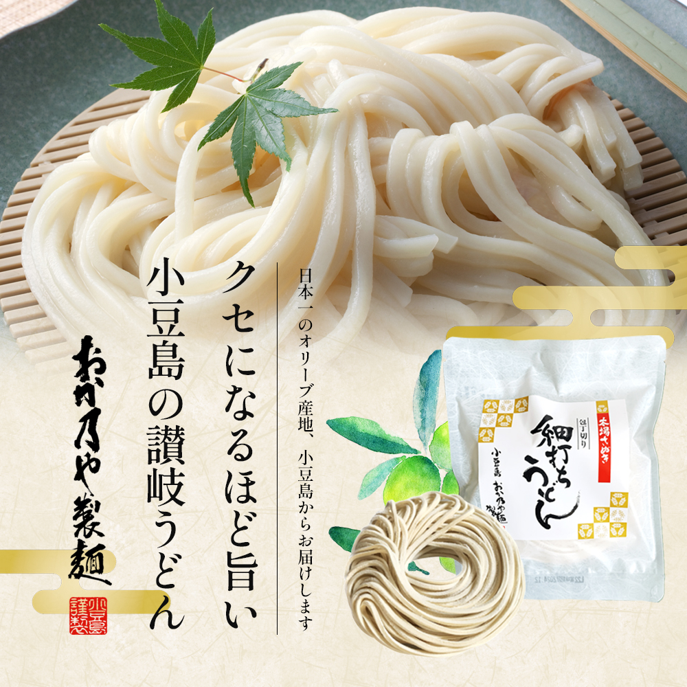 本場さぬき　包丁切り　細打ちうどん　1人前　10袋