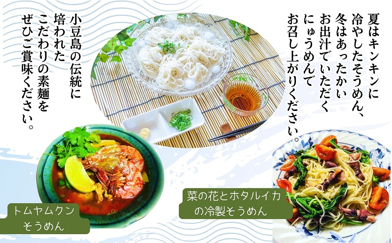 小豆島手延べ素麺・ごま油入り 300g×10袋セット 手延べ素麺 素麺 小豆島 そうめん ごま油 セット