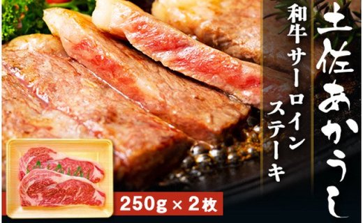 土佐あかうし【和牛サーロイン／ステーキ250g×2枚】