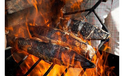 土佐沖一本釣り戻りカツオわら焼き生たたき【半節・約3人前】