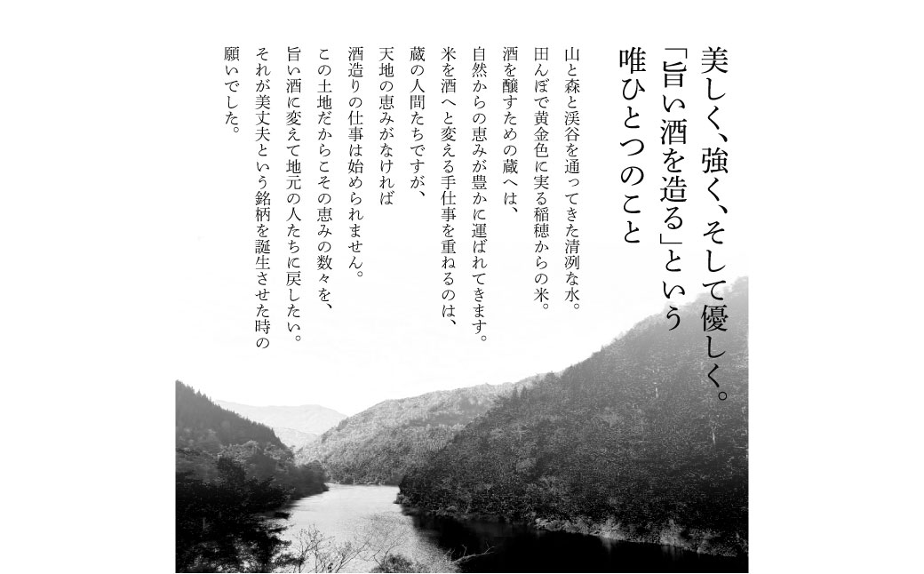 ★四国一小さなまちの地酒★ 美丈夫純米大吟醸 舞（まい） 1800ml×1本 美丈夫 お歳暮 日本酒 一升瓶 お酒 酒 おさけ 1.8リットル 度数 15度 おいしい 地酒 男性 父 誕生日 20歳