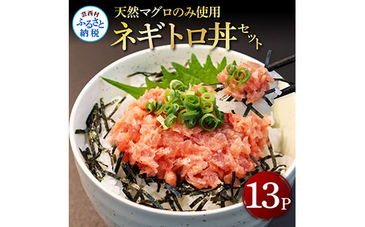 天然マグロのタタキ丼セット 70g×13パック 高知県 返礼品 12000円 海鮮