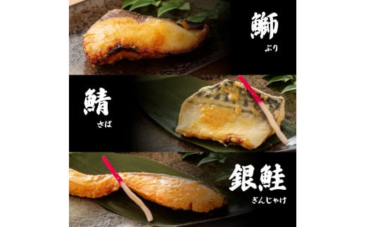 西京漬け5種（真鯛・金目鯛・鰤・鯖・銀鮭）各60g×3切れ 食べ比べ タイ キンメダイ サケ ブリ サバ 魚 冷凍 食品 保存食 お取り寄せグルメ 小分け パック 高知 土佐 惣菜 そうざい おいしい 簡単 故郷納税 27000円 ふるさとのうぜい 高知県 返礼品 芸西村