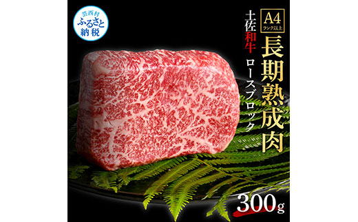 天下味 エイジング工法 熟成肉 土佐和牛 特選ロースブロック 300g エイジングビーフ ロース 牛 ブロック 国産 肉 牛肉 和牛 人気 老舗焼肉店 冷凍 食品 新鮮 真空パック 高級 お祝い 高知 高知県 芸西村 故郷納税 19000円 返礼品 贈り物 贈答 ギフト