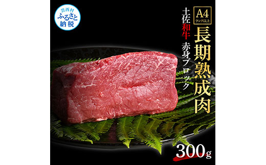 天下味 エイジング工法 熟成肉 土佐和牛 特選赤身ブロック 300g エイジングビーフ 赤身 牛 ブロック 国産 肉 牛肉 和牛 人気 老舗焼肉店 冷凍 食品 新鮮 真空パック 高級 お祝い 高知 高知県 芸西村 故郷納税 15000円 返礼品 贈り物 贈答 ギフト